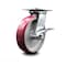 Service Caster 8 Inch Heavy Duty Poly on Aluminum Caster with Roller Bearing and Brake SCC SCC-35S820-PAR-SLB - alternate 1